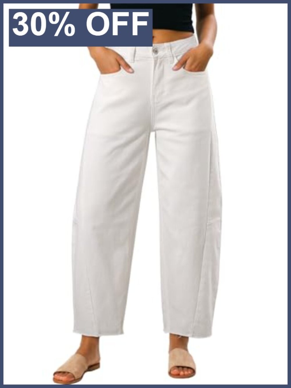 Dokotoo Women's Baggy Wide Leg Jeans High Waisted Casual Loose Fit Denim Pants
